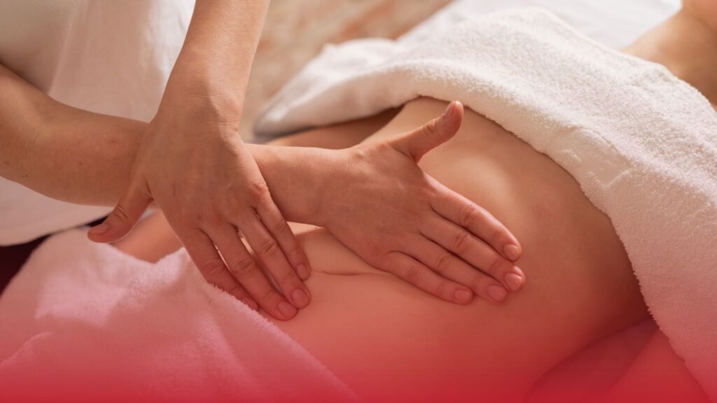 professional Thai therapist performing Thai massage Bangkok